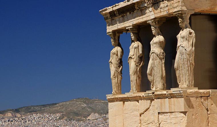 Estatuas de Acrópolis de Atenas