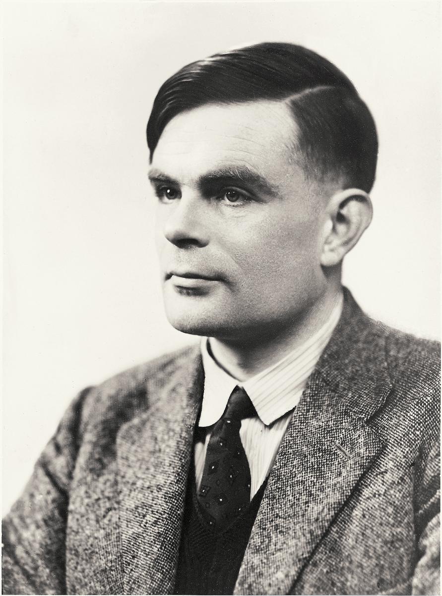 Retrato de Alan Turing, creador del juego de imitación