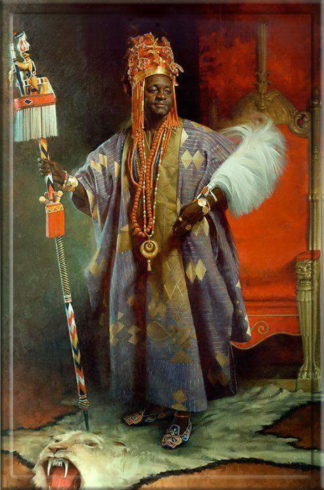 Representación artística de Alaafin Oyo. El gran Imperio Oyo y sus legendarios guerreros africanos