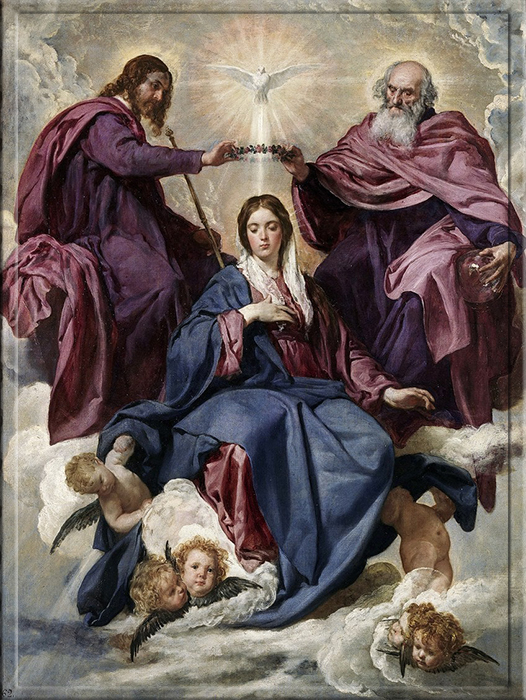 “Coronación de la Virgen” de Diego Velázquez