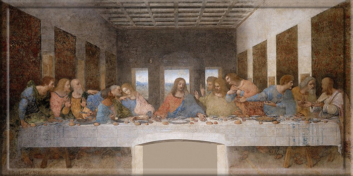 "La Última Cena" (1495-1498) de Leonardo da Vinci