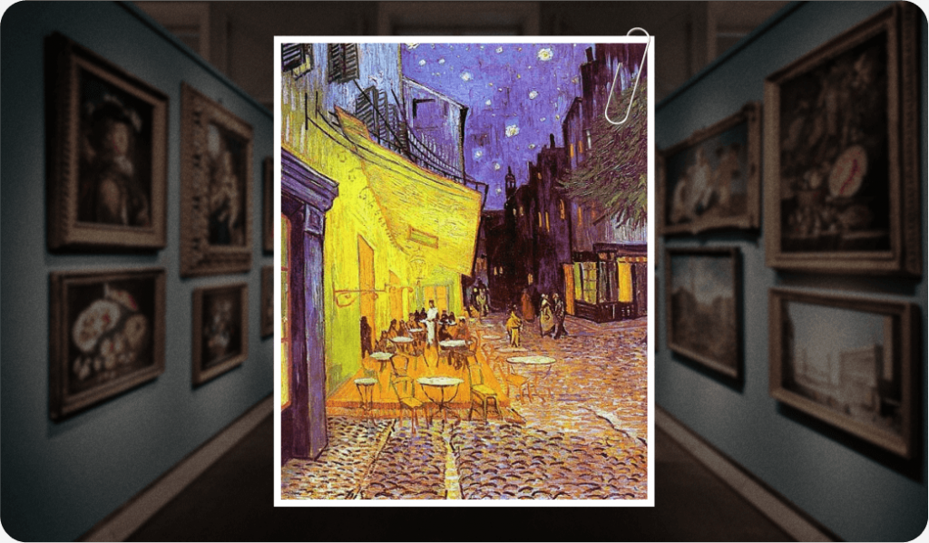 Vincent Van Gogh, Terraza deCafé por la noche. 1888