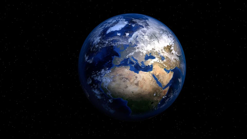 imagen de planeta desde el espacio