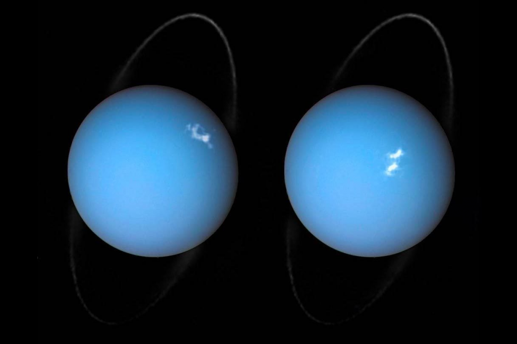 Urano tiene una órbita muy inclinada
