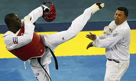 atleta de taekwondo Ángel Matos