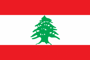 Líbano bandera