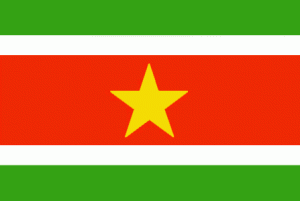 Surinam bandera