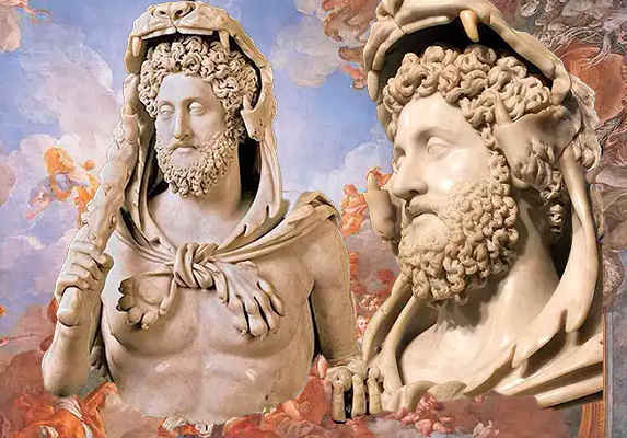 Busto de Cómodo como Hércules