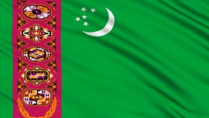 Turkmenistán bandera
