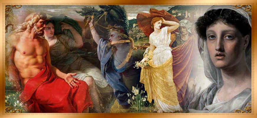 El mito del rapto de Persefone por Hades