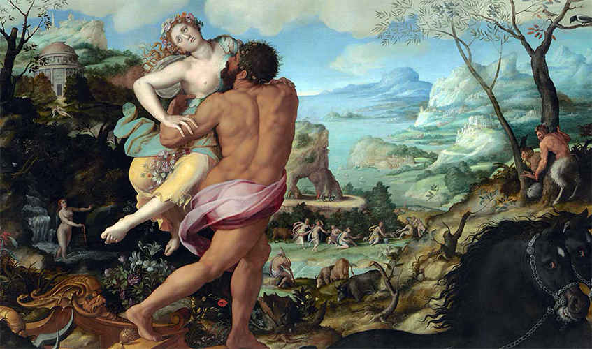 El rapto de Proserpina de Alessandro Allori, 1570. Fuente: Museo J. Paul Getty