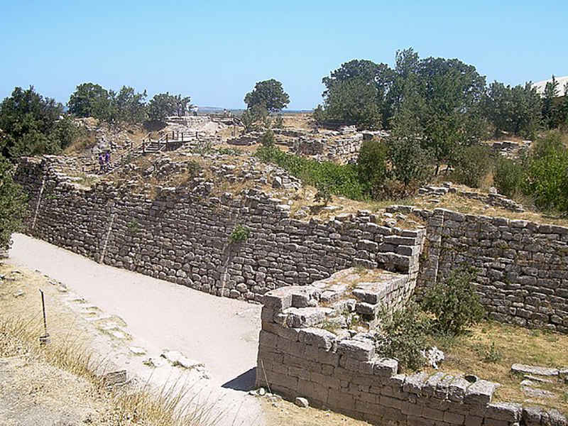 Murallas de Troya, Hisarlik, Türkiye
