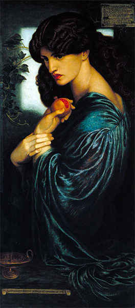 Proserpina, Dante Gabriel Rossetti, 1874.