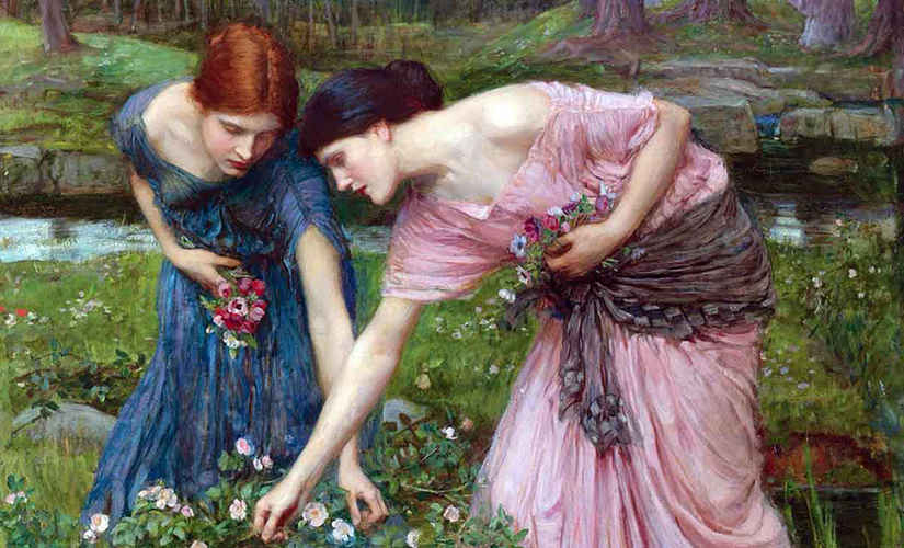 "Recoge tus capullos de rosa mientras puedas", John William Waterhouse, 1909