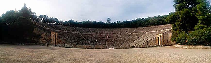 Fotografía del Teatro de Epidauro