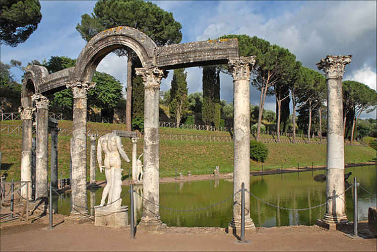 Villa del emperador Adriano. Wikimedia Commons