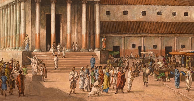 Representación de una sociedad tradicional con estructura agraria y jerárquica